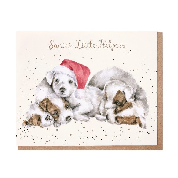 Wrendale Karten JX088 Santa's Little Helpers