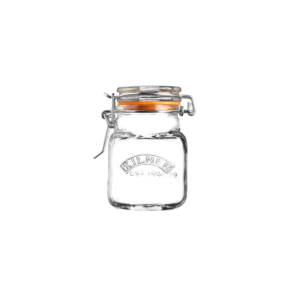 Kilner Einkochglas 0025.460 Quadratisches Gewürzglas mit Bügelverschluss 70ml