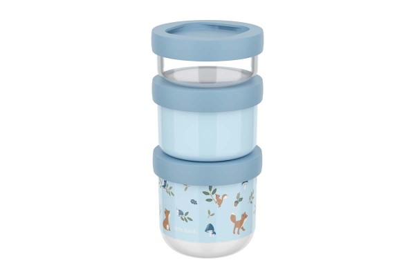 Mepal Mio - Forest Friends 108034065408 Snackbox Stapelbar 3-tlg.