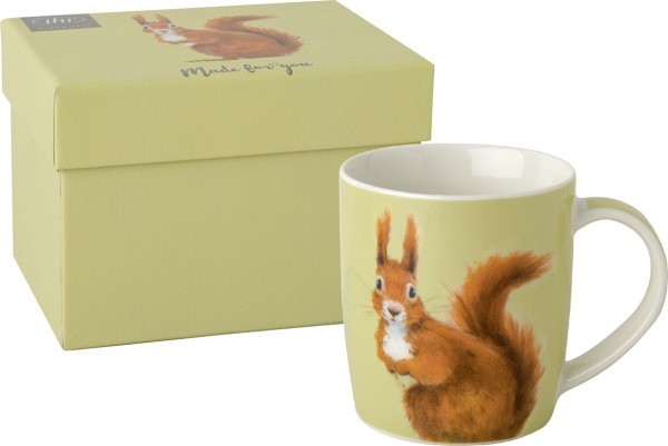 Ihr Squirrel Hazel Green POM1118220 Porzellanbecher 0,3l