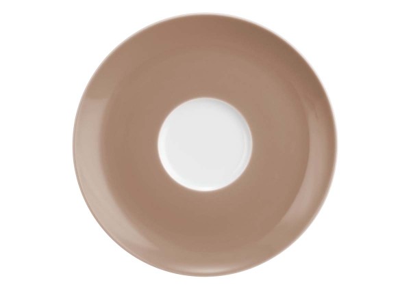 Seltmann Liberty Pure Colors Cocoa Brown Kombi-Untertasse groß 16,5cm