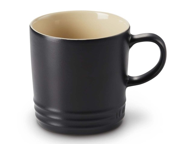 Le Creuset Steinzeug 70302350000002 Becher 0,35L - Schwarz Matt
