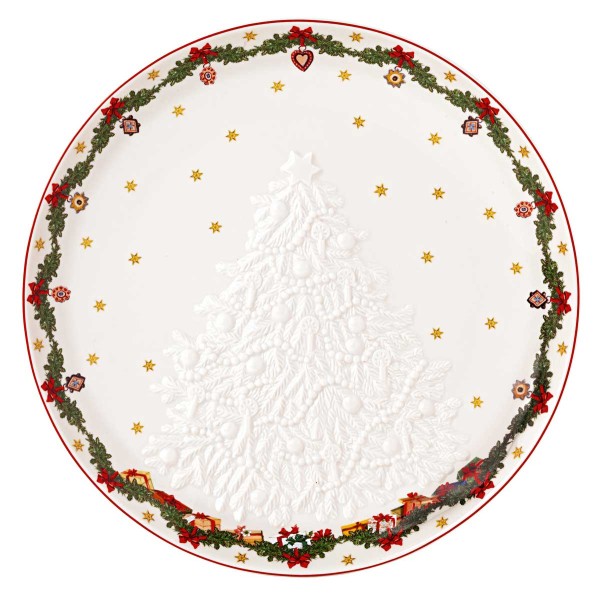 Villeroy &amp; Boch Toy`s Fantasy 1483323615 Schale mit Baum Relief 25 cm