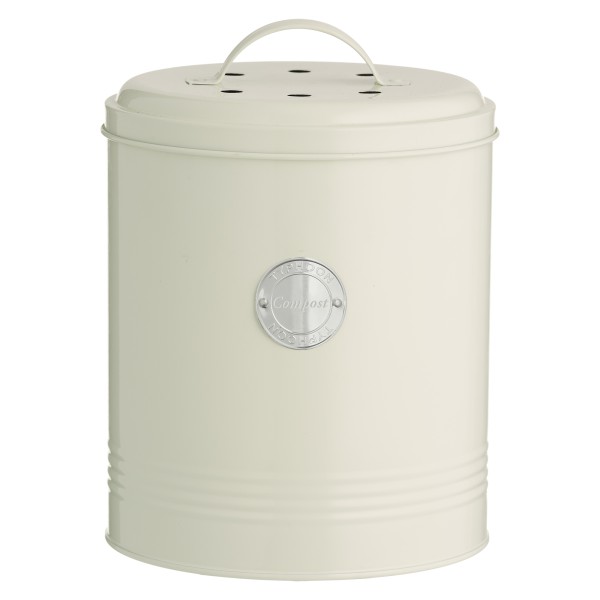 Typhoon Living Creme 1401.062 Kompostbehälter - 2,5 Liter