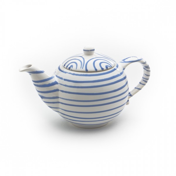 Gmundner Keramik Blaugeflammt Teekanne glatt classic (KTGL08) 0,5 l