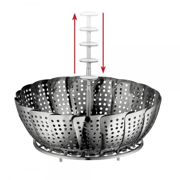Küchenprofi Zubereiten Dämpfeinsatz 14-23 cm