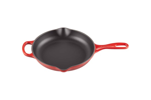 Le Creuset Pfannen 20182230600422 Brat-&amp; Servierpfanne Signature 23cm - Kirschrot
