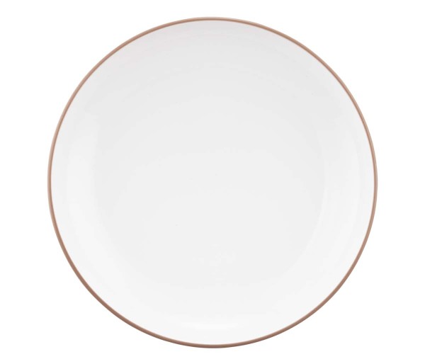 Seltmann Sento Home Pure Lines Cocoa Brown Suppenteller rund 21 cm
