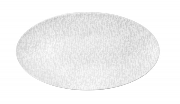 Seltmann Life Fashion luxury white Servierplatte oval 33x18 cm