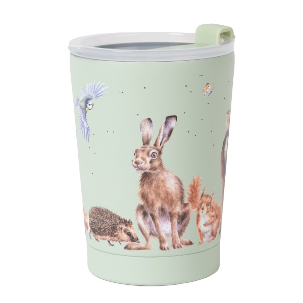 Wrendale Travel cups CCUP007 "Woodland" - Waldtiere - Thermo-Reisebecher