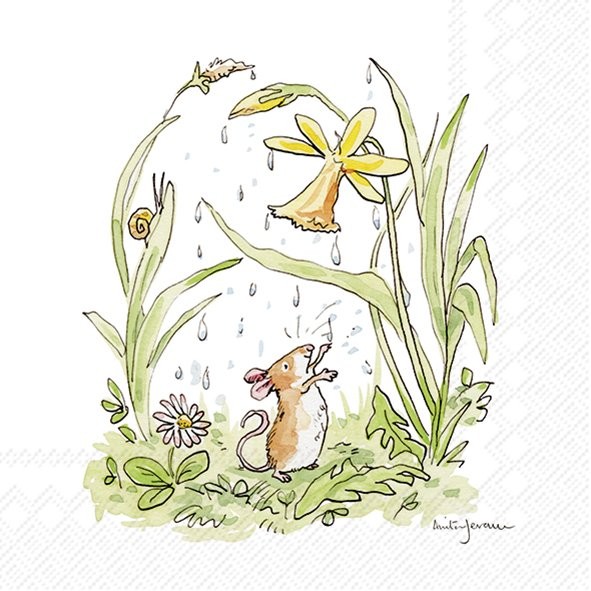 Ihr April Shower L1067800 Lunch-Servietten 33 x 33 cm
