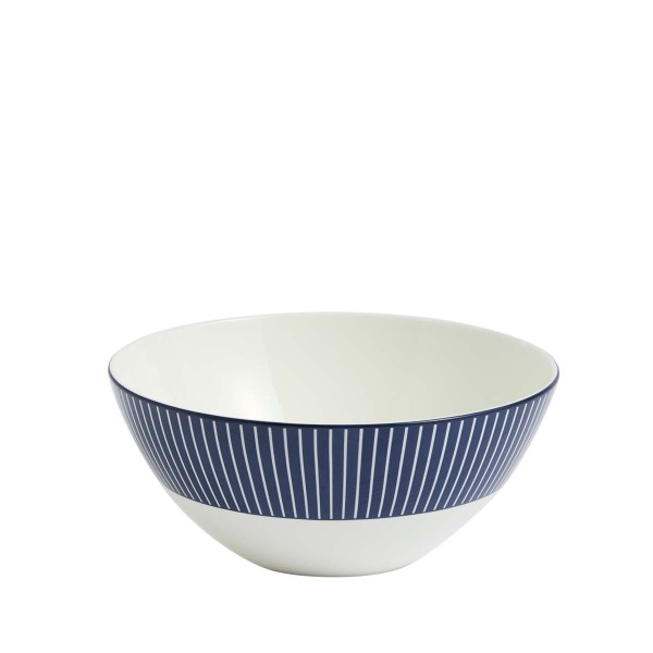 Wedgwood Gio Pinstripe Blue 1079121 Müslischale 16cm