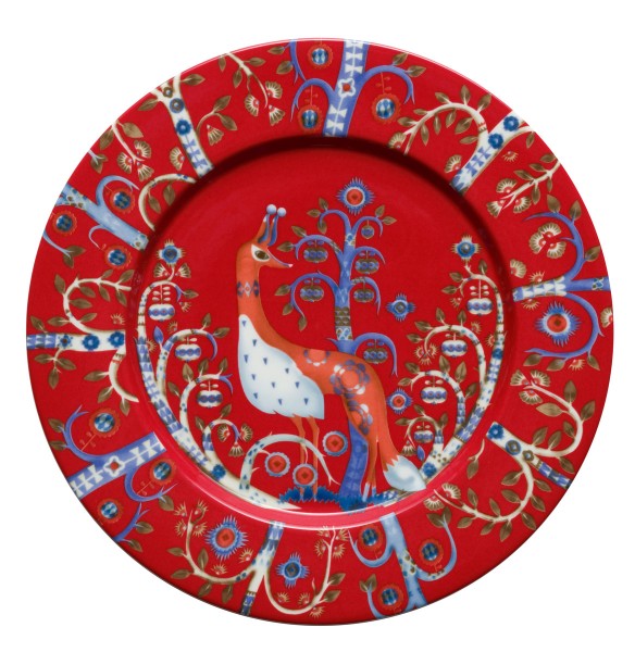 Iittala Taika Rot 1012477 Teller 22cm
