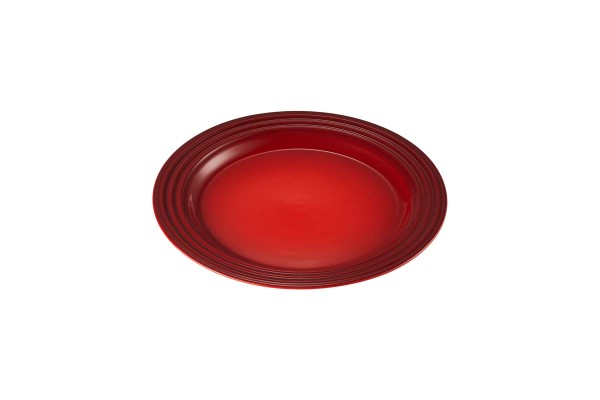 Le Creuset Poterie 70203220607080 Frühstücksteller 22cm - Kirschrot