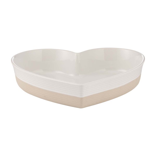 Mason Cash Rustic Charm Herz 2002.285 Auflaufform, 28cm