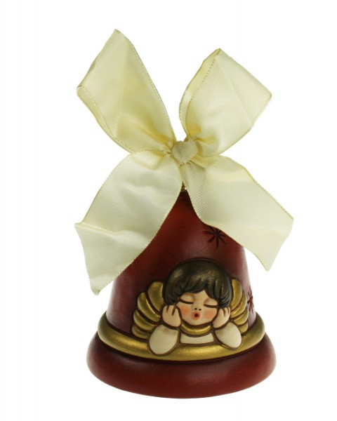 Weihnachtswelt von Thun Glocken Glocke Limited Edition 2020 rot (S3128A82) (limitiert) 8 cm