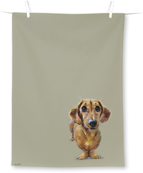 IHR Dog Buddy Linen T1078666 Geschirrtuch 70 x 50 cm