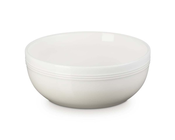Le Creuset Steinzeug 70159167160099 Salatschüssel Coupe 20cm 1,6L - Meringue