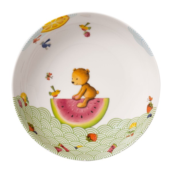 Villeroy &amp; Boch Hungry as a Bear 1486652752 Kinderteller tief 18,5 cm