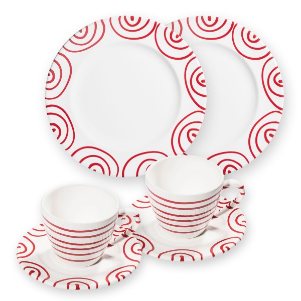 Gmundner Rotgeflammt 0182STSG06SET Frühstück für 2 Gourmet