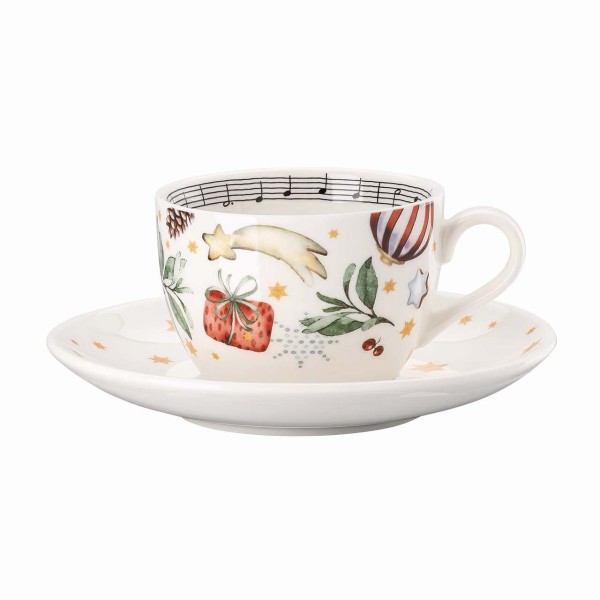 Hutschenreuther Weihnachtslieder 2025 Alle Jahre wieder... Cappuccinotasse 2-tlg.