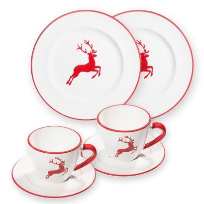 Gmundner Rubinroter Hirsch 0318STSG06SET Frühstück für 2 Gourmet