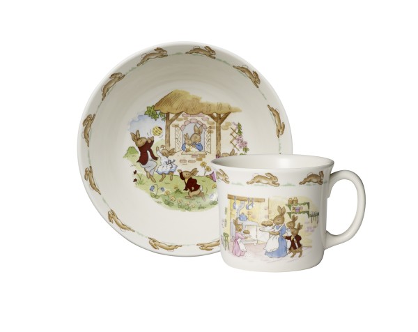 Royal Doulton Bunnykins infants set 2pcs