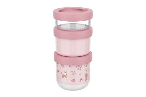 Mepal Mio - Fairy Garden 108034065406 Snackbox Stapelbar 3-tlg.