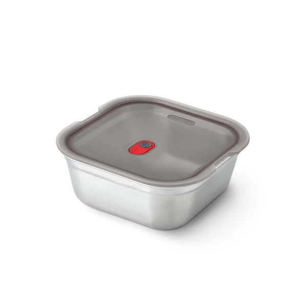 Black+Blum FBSS-SQ-L017-EN Multifunktions Box quadratisch - 1400ml - Edelstahl, Rot