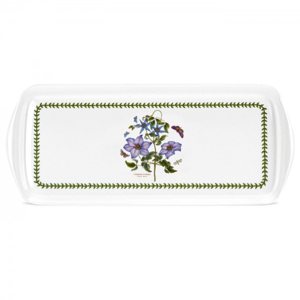 Portmeirion Botanic Garden Clematis BGHBSR003 Sandwich Tray 37 x 16 cm