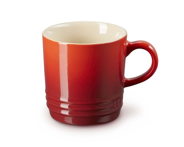 Le Creuset Steinzeug 70303200600099 Cappuccino Becher 0,2L - Kirschrot