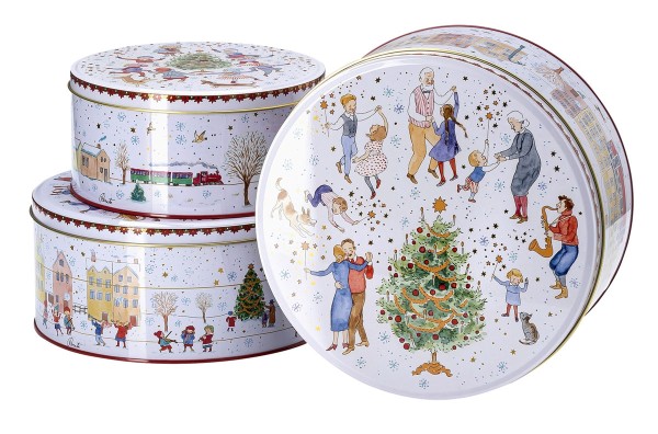 Hutschenreuther Weihnachtsklänge Sammelkollektion 23 Set 3 Plätzchendosen