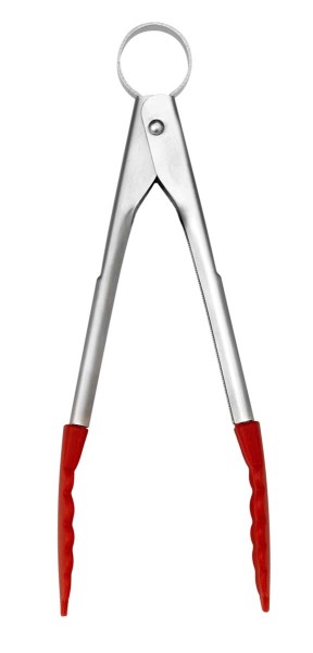 Cuisipro 74708505 Mini-Koch- und Servierzange rot, 18 cm