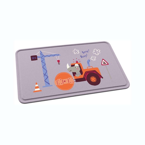 Koziol CONNECT Trucks 8355747 Brettchen 24cm - Organic grey