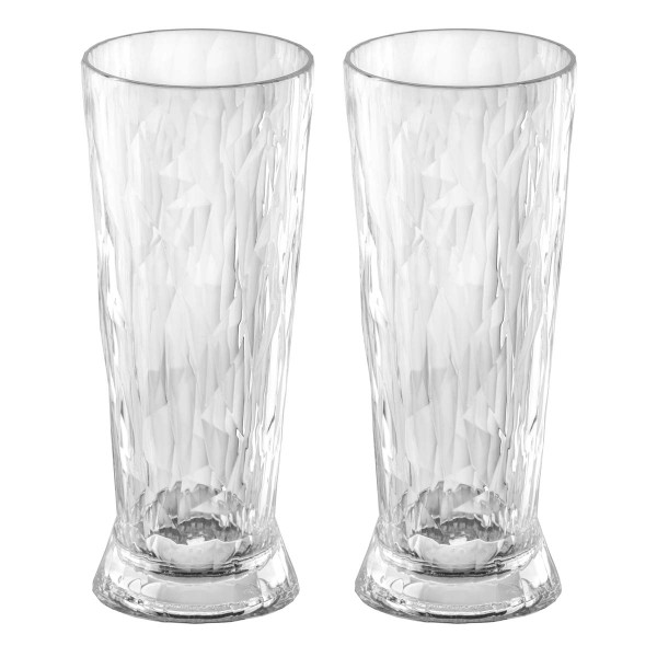 Koziol CLUB SUPERGLAS NO. 10 4417535 2x Weizenbier-Glas S