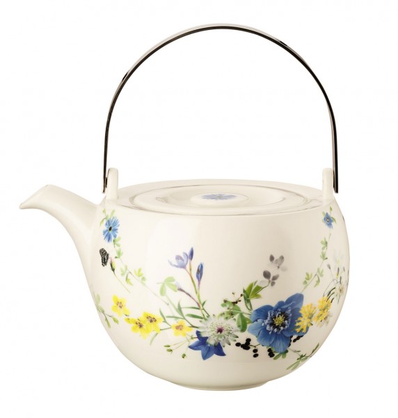 Rosenthal Brillance Fleurs des Alpes Teekanne 6 Personen 3-tlg. 1,35 l