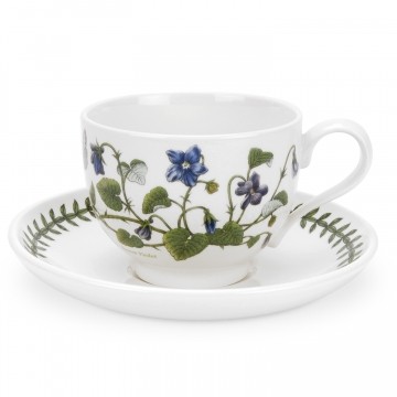 Portmeirion Botanic Garden: Veilchen Kaffee-/Teetasse rund m. Untere BG04507 (sweet violet) 0,2l