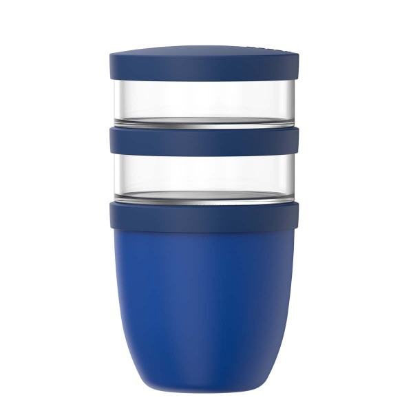 Mepal Ellipse 107658010100 Lunchpot 3tlg. 0,5l + 2x0,2l - Vivid Blue