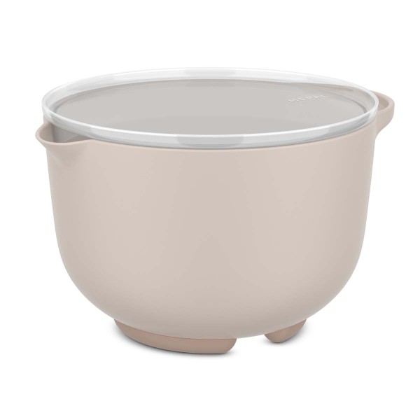 Mepal Chef it 102305031500 Rührschüssel 1,5L mit Deckel - Chalk