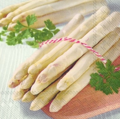 IHR White Asparagus L704000 Lunch-Servietten 33 x 33 cm