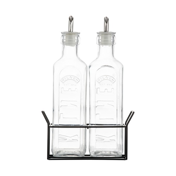 Kilner Vorratsbehälter 0025.028 ÖL- und Essigflaschen Set, 2x 600ml