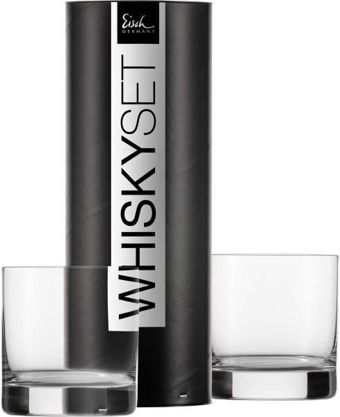 Eisch Gentleman 180438 Whisky Tumbler 4858/90 Platin - 2Stk.