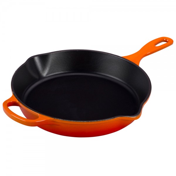 Le Creuset Pfannen 20187260900422 Brat-& Servierpfanne Signature Hoch 26cm - Ofenrot