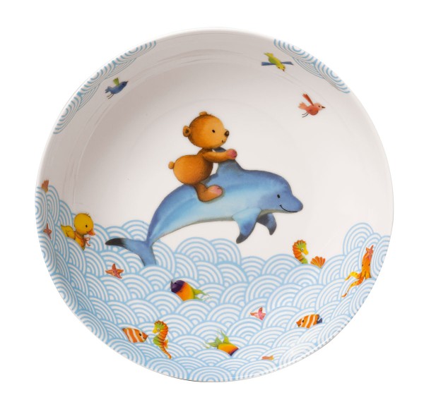 Villeroy &amp; Boch Happy as a Bear 1486642752 Kinderteller tief 18,5 cm