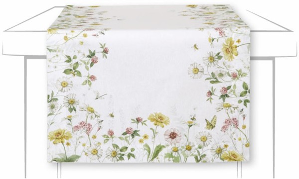 Ihr Wildflower And Butterfly STR1068200 Tischläufer 45 x 150 cm