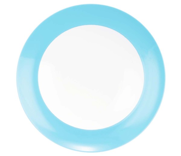 Seltmann Liberty Pure Colors Lagoon Blue Suppenteller rund 23,5 cm Fahne