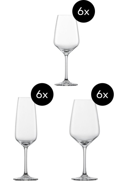 Schott Zwiesel TULIP 8741 Set 18-tlg. ( 6 x Weißwein, 6 x Rotwein, 6 x Sekt)