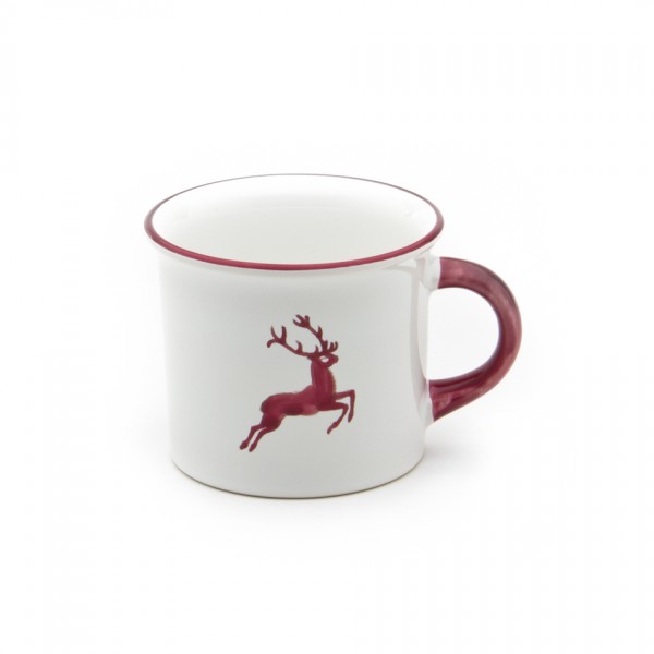 Gmundner Bordeauxroter Hirsch 0320HKGL09 Kaffeehäferl (0,24L)