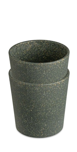 Koziol CONNECT 2x Becher 190ml - Nature Ash Grey