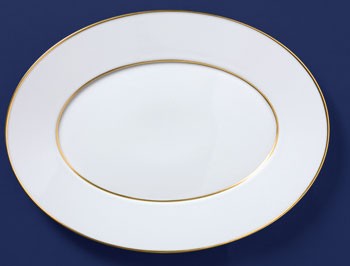 Fürstenberg Carlo dal Bianco, Oro Platte oval OV 20111 32 cm